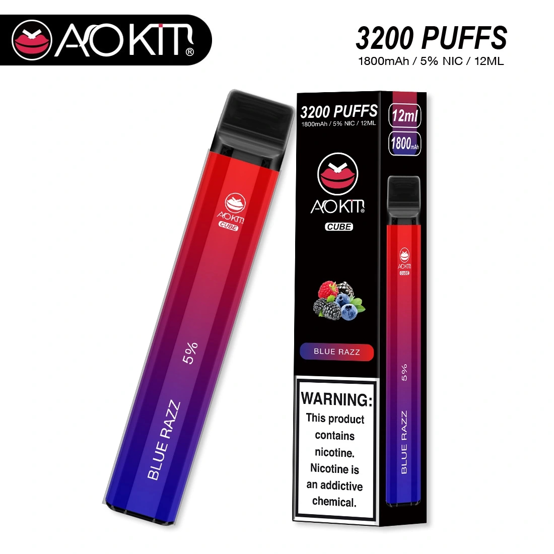 Aokit Cube 3200 Puffs Vape Wholesale (1)