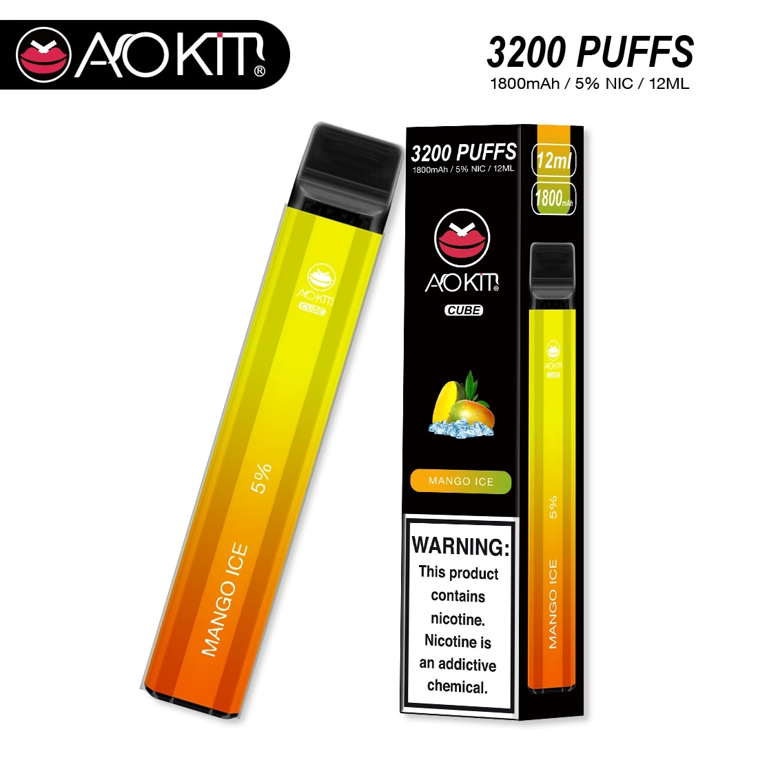 Aokit Cube 3200 Puffs Vape Wholesale (3)