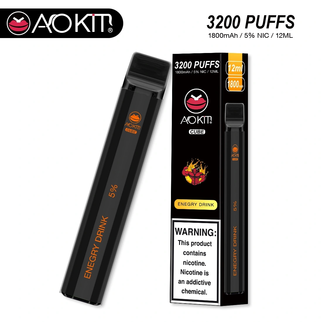 Aokit Cube 3200 Puffs Vape Wholesale (4)