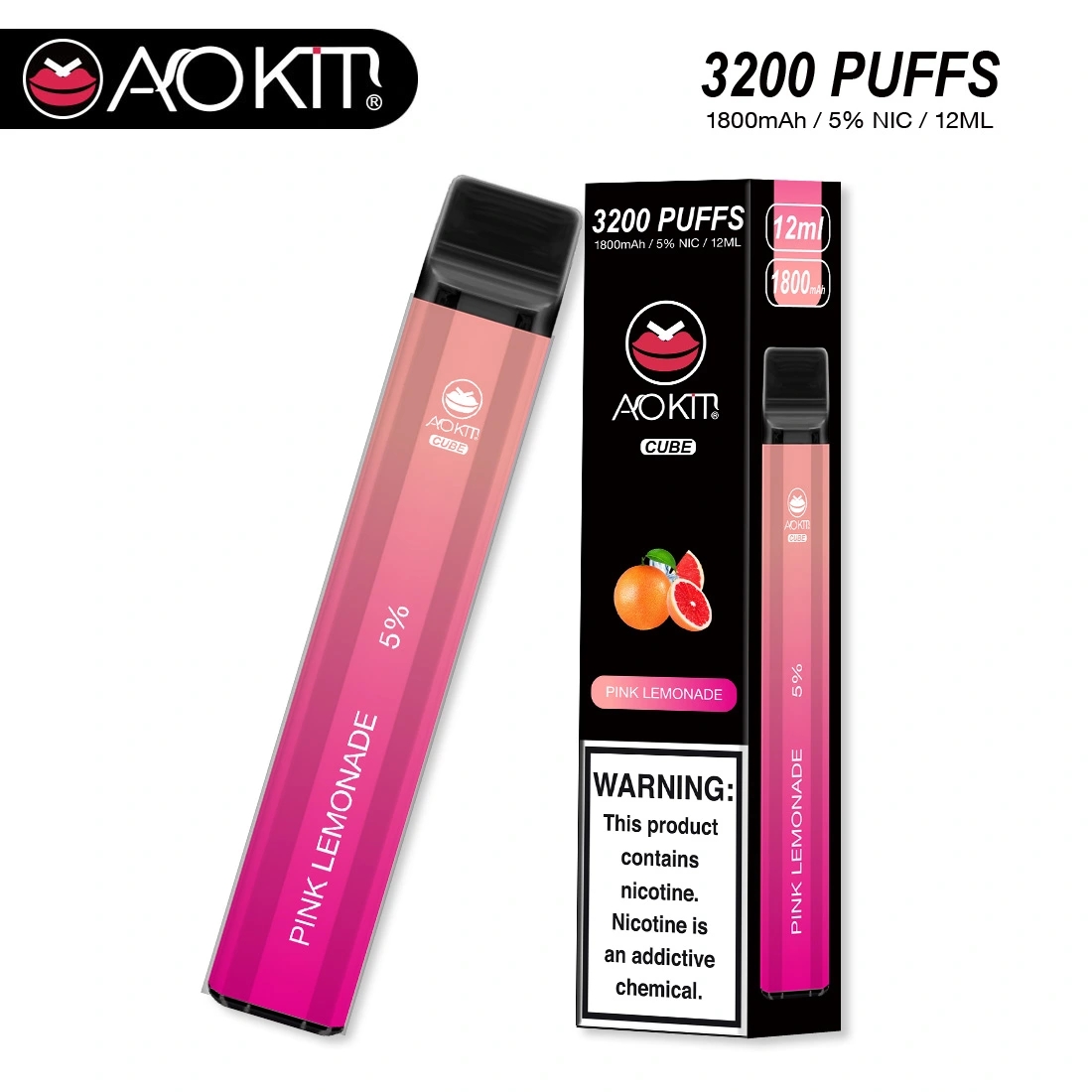 Aokit Cube 3200 Puffs Vape Wholesale (5)