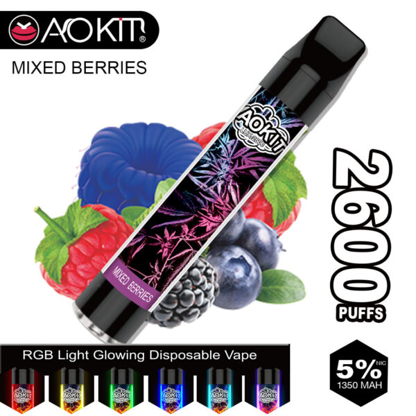 Aokit Lux 2600 Puffs Disposable Vape Wholesale (1)