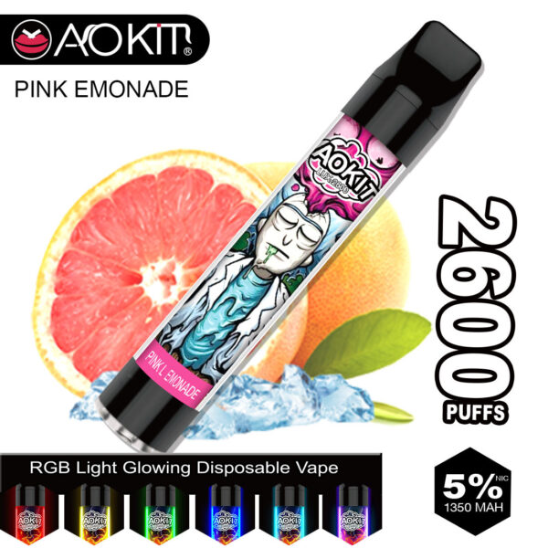 Aokit Lux 2600 Puffs Disposable Vape Wholesale (2)