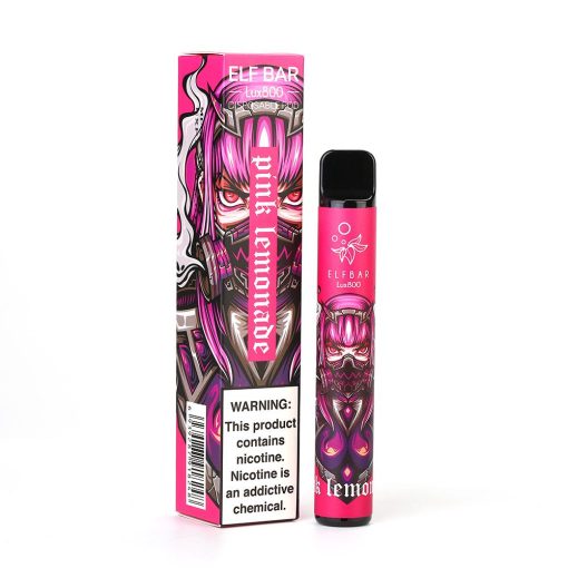 Elf bar 1500 puffs vape desechable limonada rosa