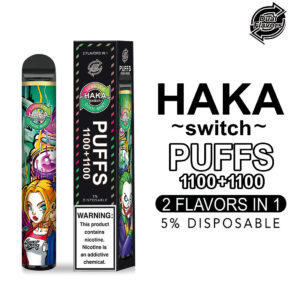 Haka Switch Dual Flavor 2200 Puff Disposable Vape Wholesale 1
