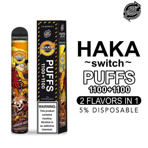 Haka Switch Dual Flavor 2200 Puff Disposable Vape Wholesale 2