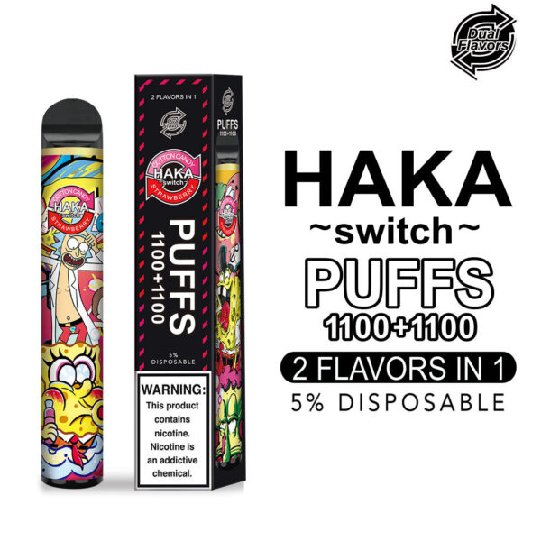 Haka Switch Dual Flavor 2200 Puff Disposable Vape Wholesale 4
