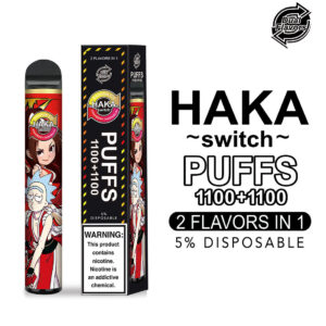 Haka Switch Dual Flavor 2200 Puff Disposable Vape Wholesale 6