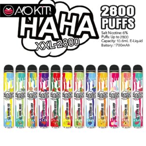 Haka XXL 2800 Puffs Disposable Vape Wholesale (8)