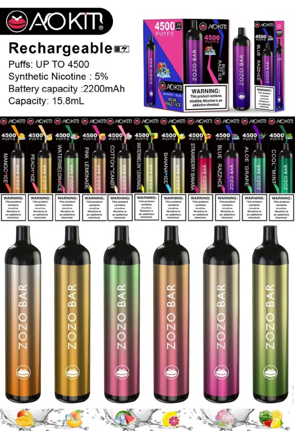 ZOZO BAR 4500 SOFFI MONOUSO VAPE (7)