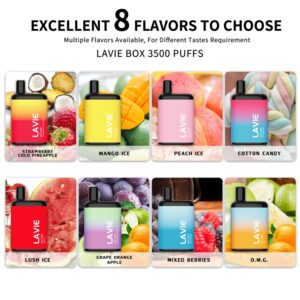 Lavie Box 3500 Disposable Vape Wholesale All Flavors
