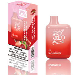 Oly Baba 5000 puffar uppladdningsbar engångsvape grossist STRAWBERRY WATERMELON