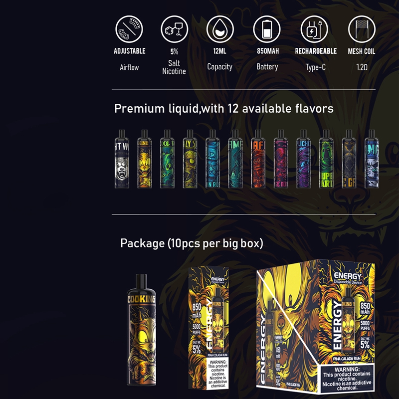 Karmy Energy 5000 Disposable Vape Wholesale 10