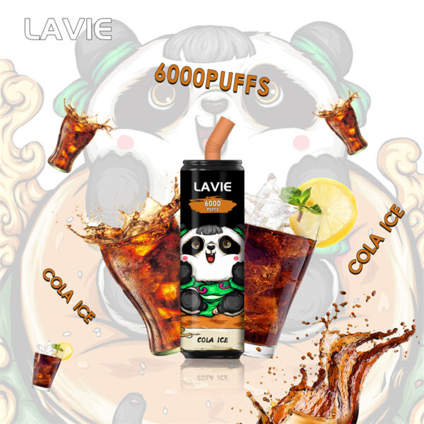 LAVIE 6000 Puffs Disposable Vape Wholesale Cola Ice Flavors