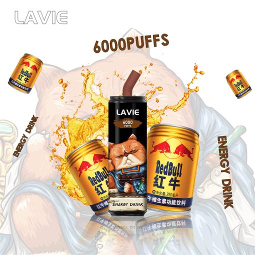 LAVIE 6000 Puffs Engångs Vape Partihandel Energidryck Smaker