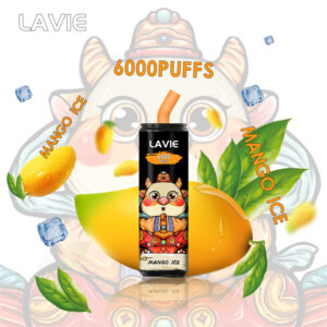 LAVIE 6000 Puffs Eldobható Vape nagykereskedelmi Mango Ice ízek
