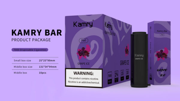 Kamry Bar Diposable Vapes Pods 8