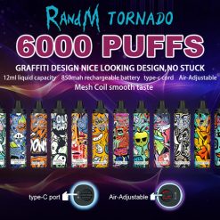 RANDM Tornado 6000 Puffs Einweg Vape Großhandel