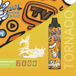 RANDM Tornado 6000 Puffs Einweg Vape Großhandel Bananenmilch