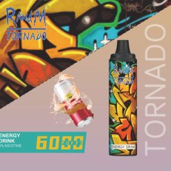 RANDM Tornado 6000 Puffs Einweg Vape Großhandel Energy Drink
