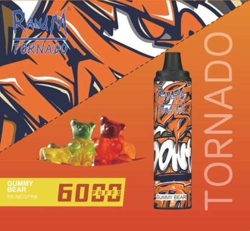 RANDM Tornado 6000 Puffs Einweg Vape Großhandel Gummibärchen