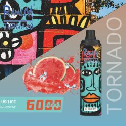 RANDM Tornado 6000 Puffs Einweg Vape Großhandel Lush Ice
