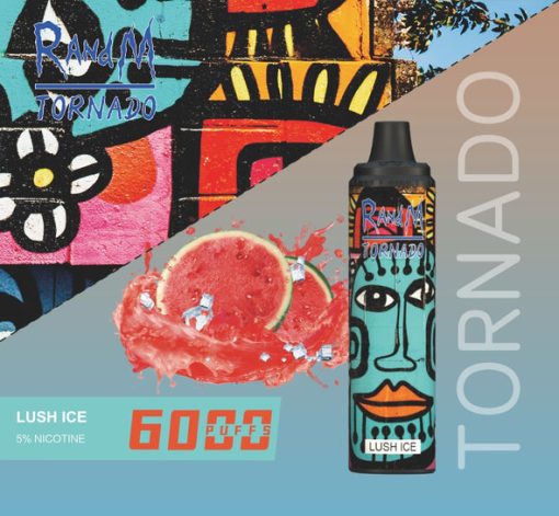 RANDM Tornado 6000 Puffs Einweg Vape Großhandel Lush Ice