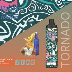 RANDM Tornado 6000 Puffs Einweg Vape Großhandel Pina Colada Rum