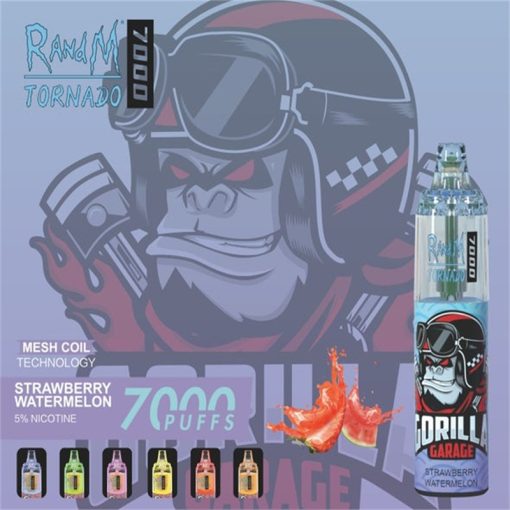 RandM Tornado 7000 Vape Desechable Mayorista Sabores Sandia Fresa