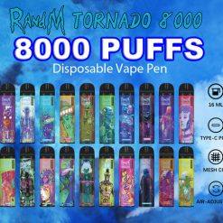 RandM Tornado 8000 Puffs Engångs Vape Partihandel (21)