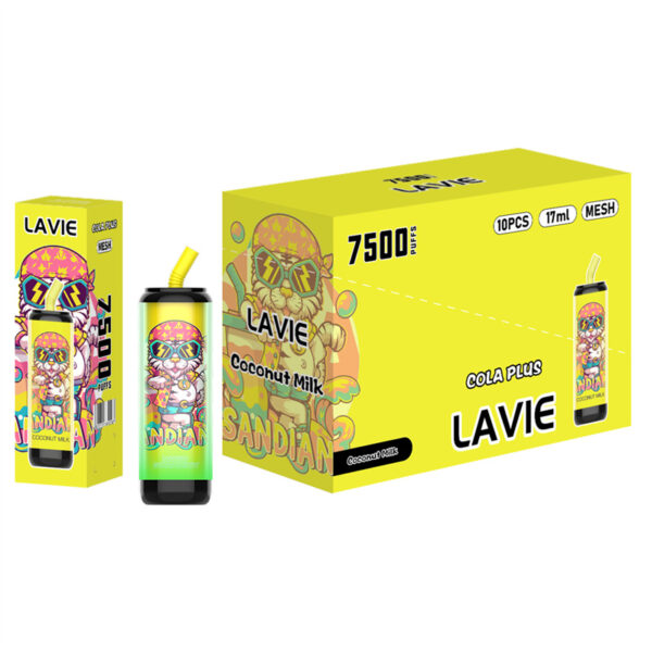 LAVIE Cola Plus 7500 Puffs Disposable Vape Wholesale Coconut Milk