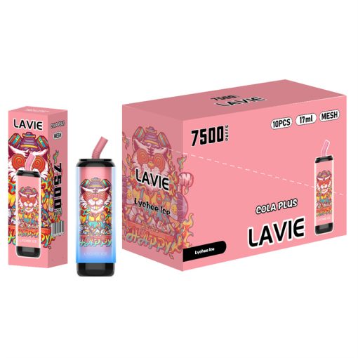 LAVIE Cola Plus 7500 puffar engångsvape grossist Lychee Ice
