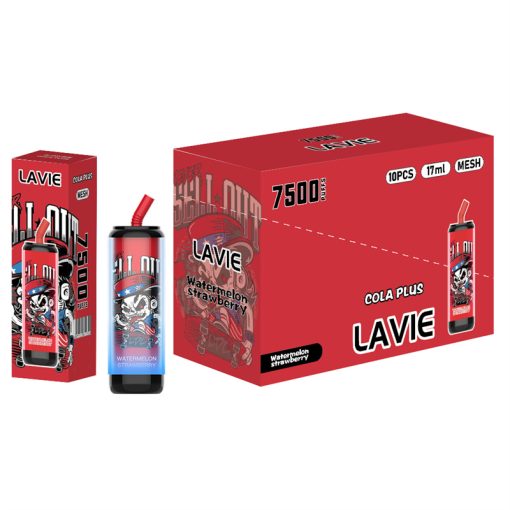 LAVIE Cola Plus 7500 puffar engångsvape grossist vattenmelon jordgubb