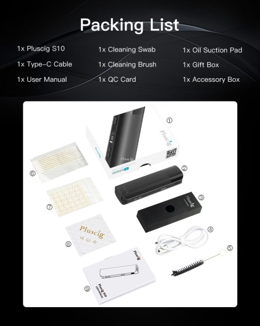 Pluscig S10 Heat not burn Kit Wholesale (12 szt.)