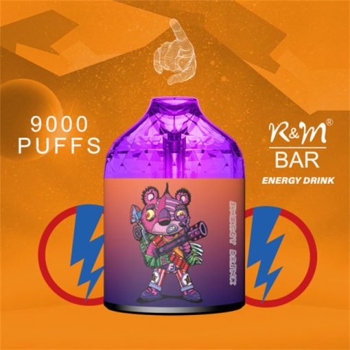 RM BAR 9000 Puffs Jednorazowy napój energetyczny Vape Hurtownia
