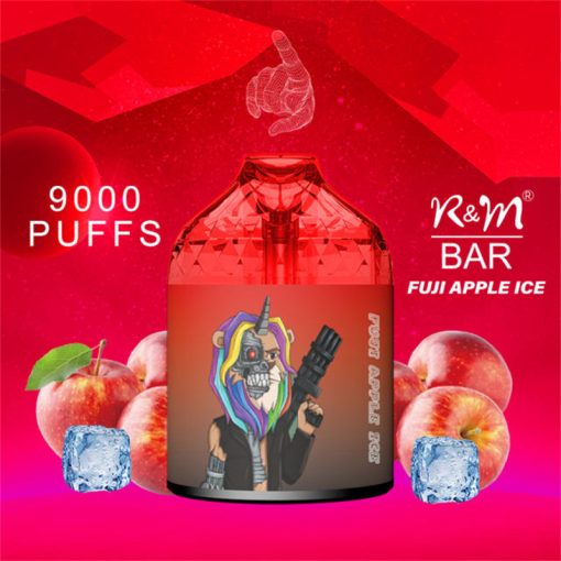 RM BAR 9000 Puffs Jednorazowe Vape Hurtownia Fuji Apple Ice