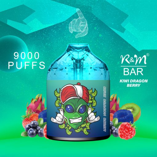 RM BAR 9000 Puffs Jednorazowe Vape Hurtownia Kiwi Dragon Berry