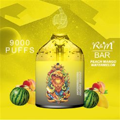 RM BAR 9000 Puffs Jednorazowe Vape Hurtownia Brzoskwinia Mango Arbuz