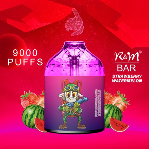 RM BAR 9000 Puffs Jednorazowe Vape Hurtownia Truskawka Arbuz