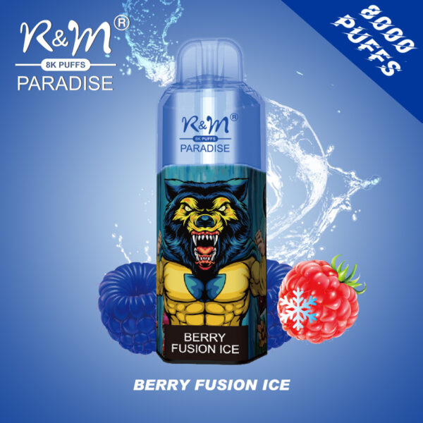 RM PARADISE 8000 Puffs Disposable Vape Wholesale Blue Razz Ice