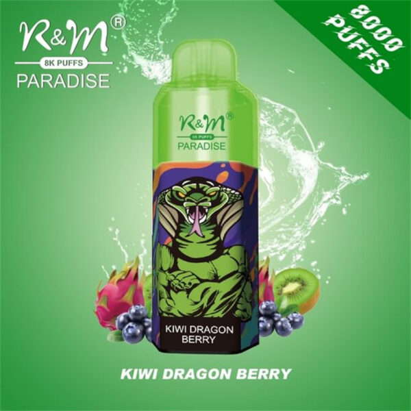 RM PARADISE 8000 Puffs Disposable Vape Wholesale Kiwi dragon berry
