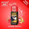 RM PARADISE 8000 Puffs Disposable Vape Wholesale Raspberry Peach Ice