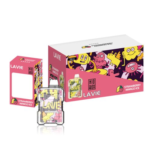 LAVIE NIO BOX 9000 puffar engångsvape grossist jordgubb mango is paket