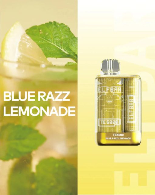 Elf Bar TE5000 Vape Desechable Mayorista Azul Razz Lemonda