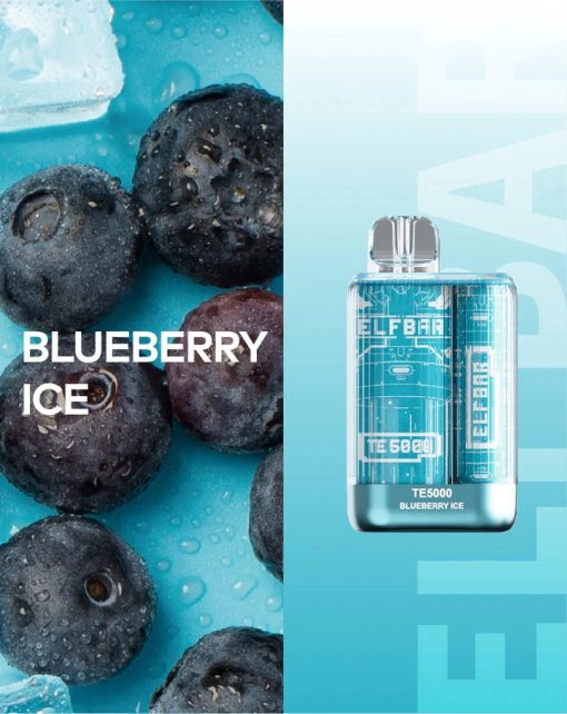 Elf Bar TE5000 Vape Desechable Mayorista Blueberry Ice
