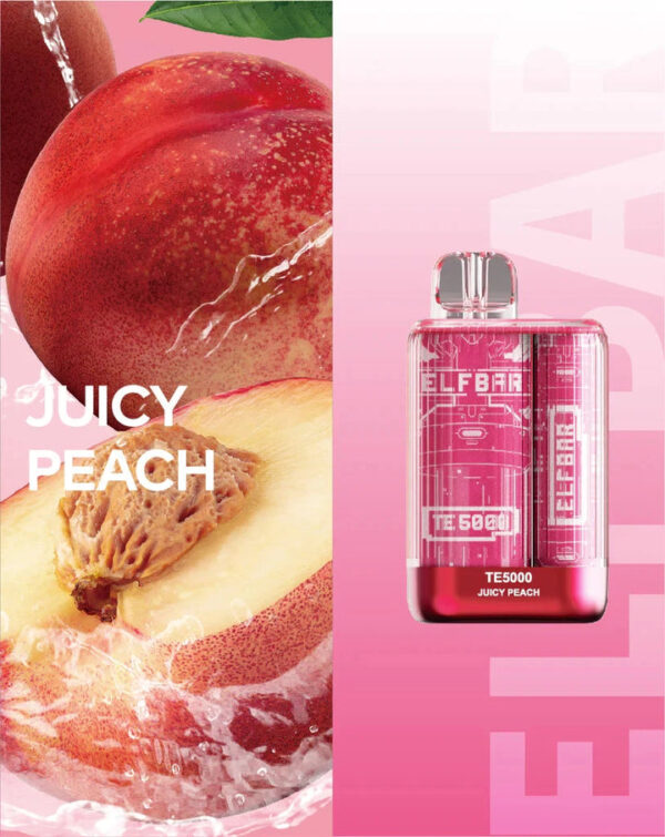 Elf Bar TE5000 Disposable Vape Wholesale Juicy Peach