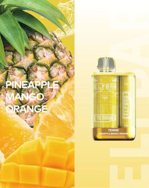 Elf Bar TE5000 Vapeador Desechable Mayorista Pipeapple Mango Naranja