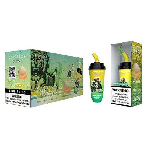 RandM Supbliss Bingo 8000 Vape Honigtau Melone