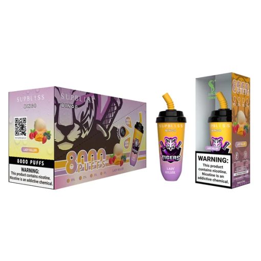 RandM Supbliss Bingo 8000 Vape Dame Kliller