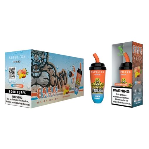 RandM Supbliss Bingo 8000 Vape Pfirsich Mango