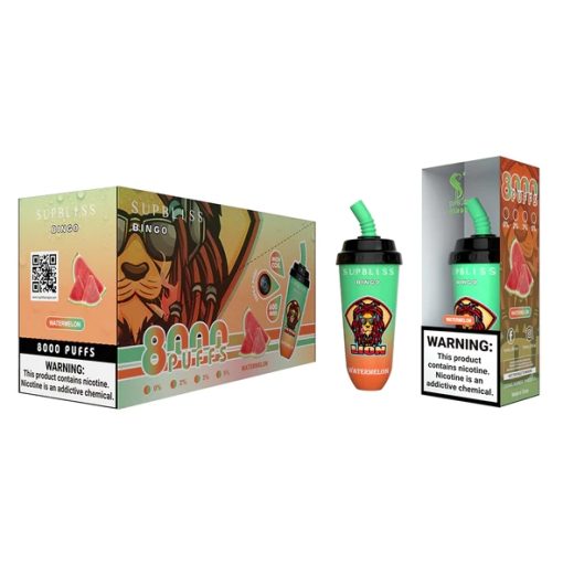 RandM Supbliss Bingo 8000 Vape Wassermelone